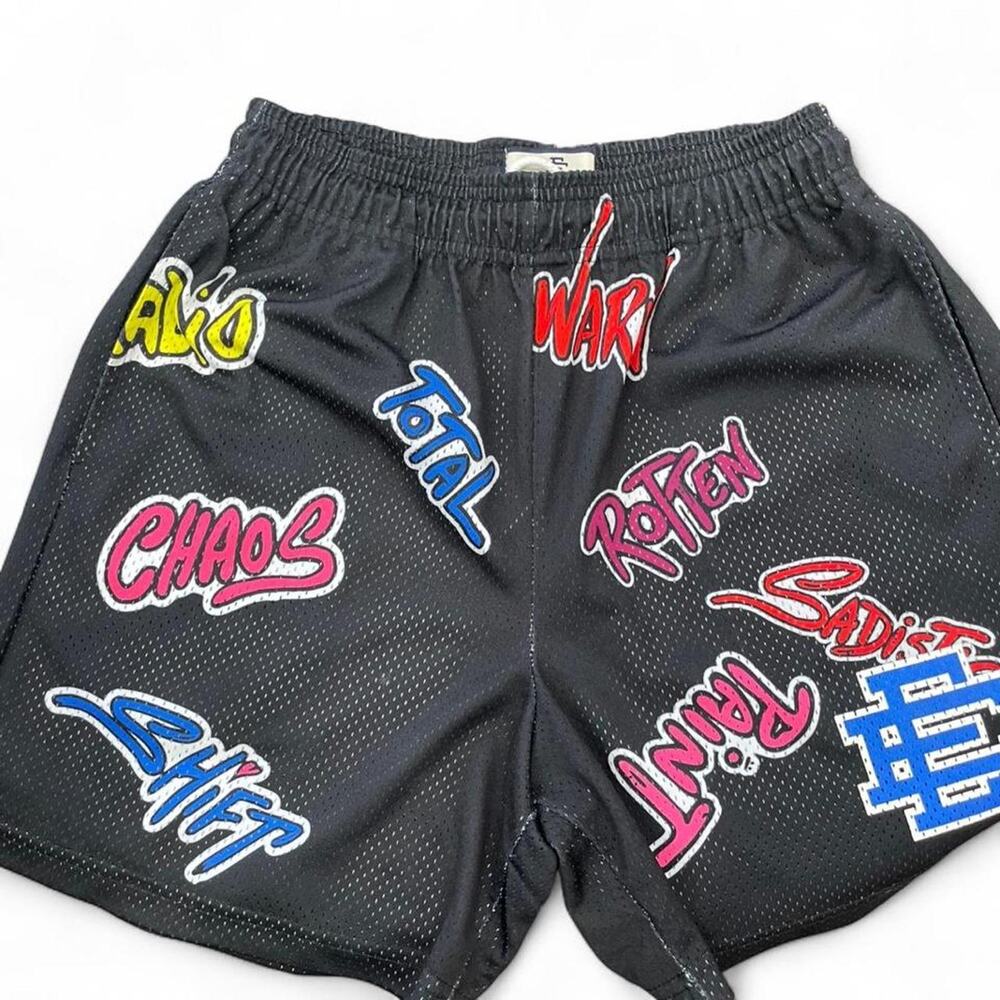 Eric emanuel black shorts size